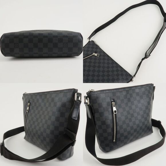 💎✨BEAUTIFUL✨💎 Authentic LOUIS VUITTON Damier Graphite Mick PM Black Bag - Picture 4 of 7